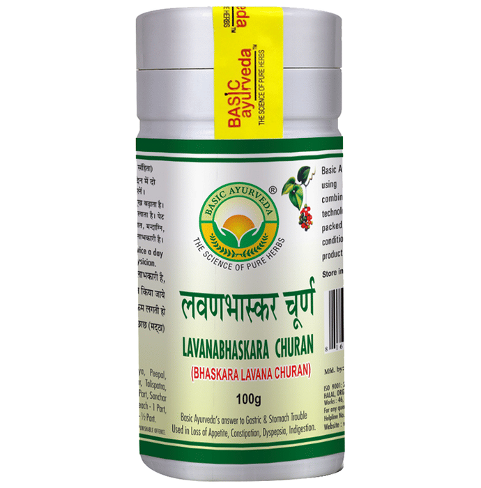 Basic Ayurveda Lavan Bhaskar Churna | Grocsy