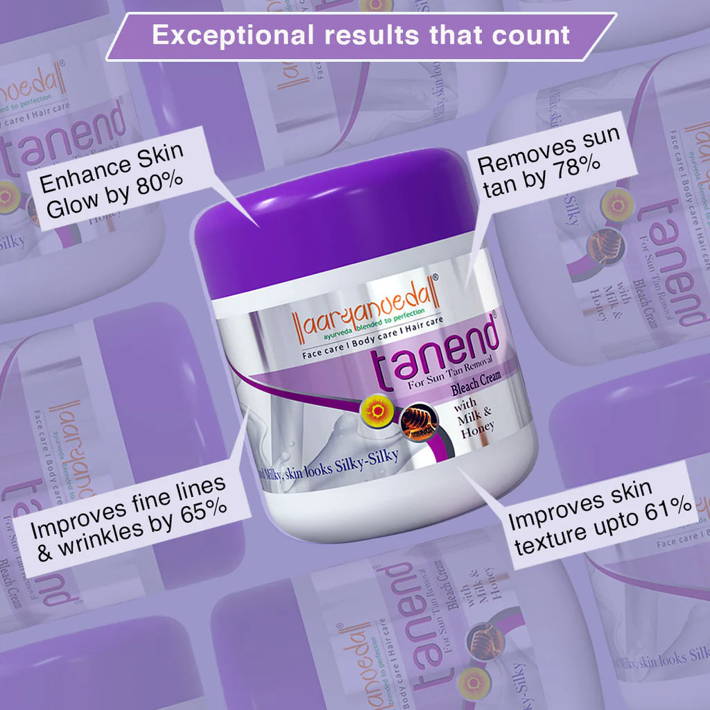 Aryanveda Tanend Bleach Cream | Grocsy