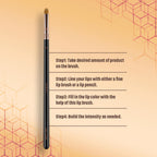 Miss Claire M32 - Lip Brush (L) - Rose Gold | Grocsy