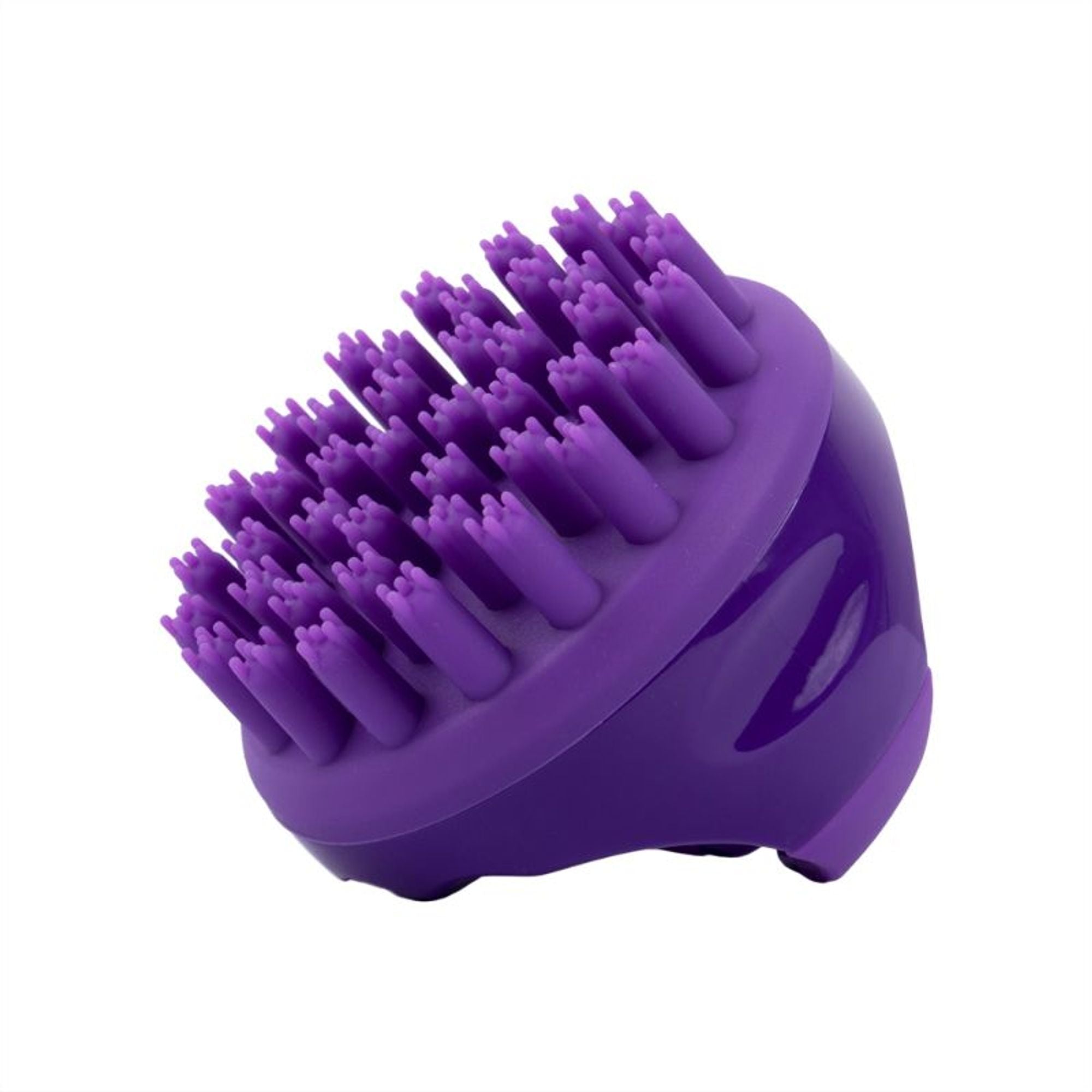 Scalppie Pro Silicon Hair Scalp Massager & Shampoo Brush Scrub Hair Growth & Anti Dandruff - Purple | Grocsy