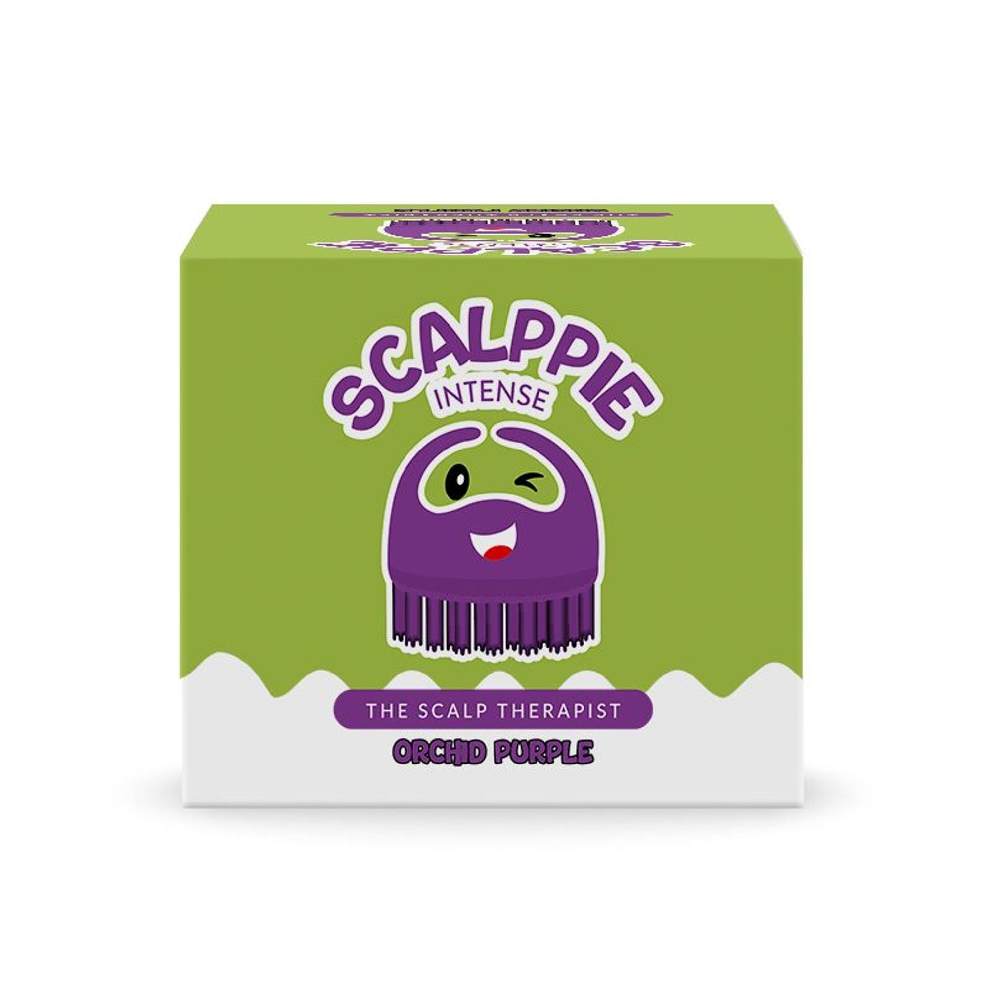 Scalppie Pro Silicon Hair Scalp Massager & Shampoo Brush Scrub Hair Growth & Anti Dandruff - Purple | Grocsy
