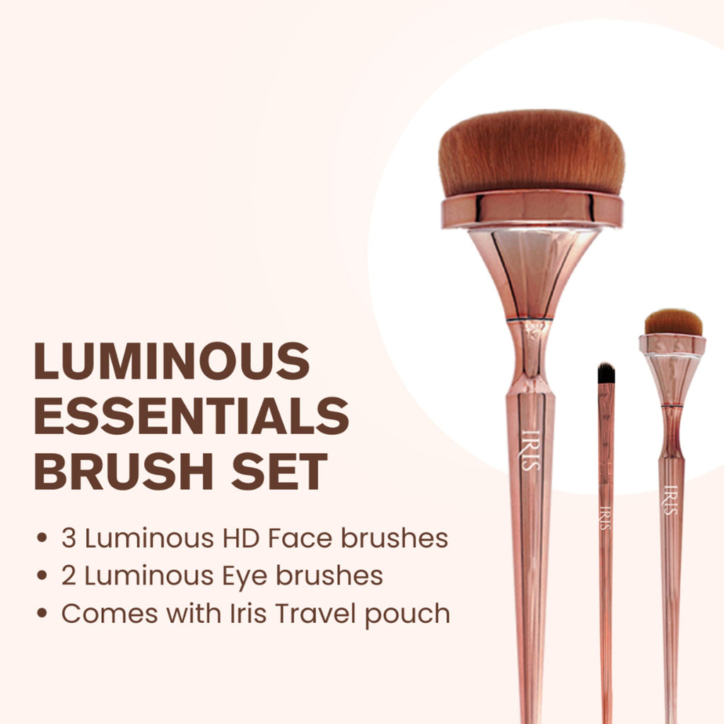 IRIS COSMETICS Luminous Essential Brush Set | Grocsy