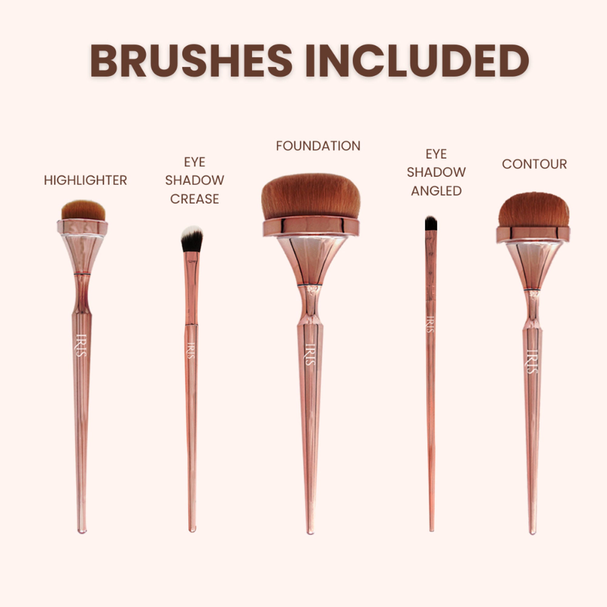 IRIS COSMETICS Luminous Essential Brush Set | Grocsy