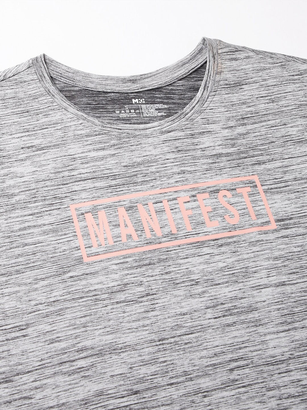 MKH Typography Printed Extended Sleeves Dri-FIT Relaxed Fit Sports T-shirt | Grocsy