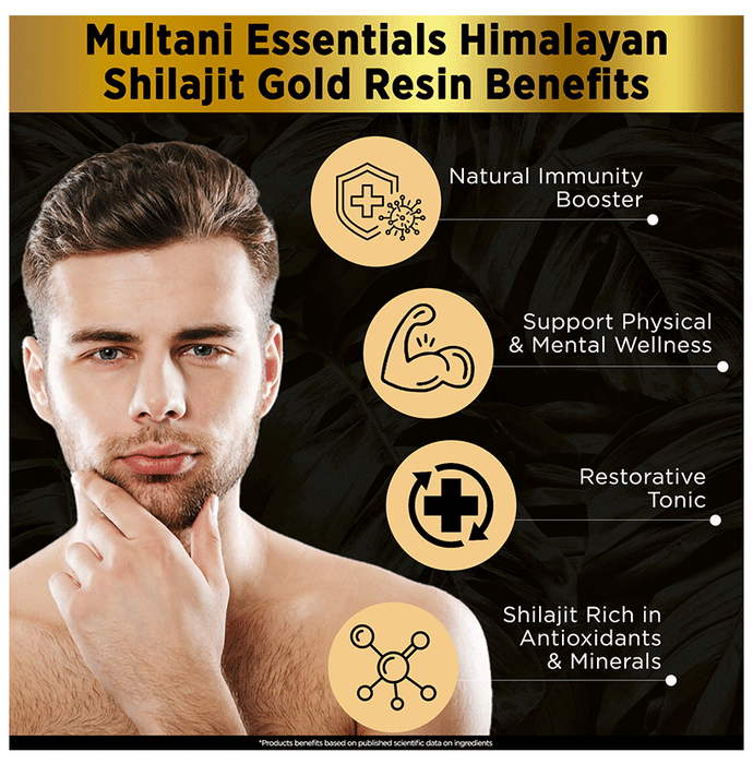 Multani Essentials Himalayan Sj Gold Resin | Grocsy