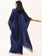 Tikhi Imli Striped Velvet Kaftan Saree | Grocsy