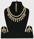 Joban Fashion Hand Made High Quality Gold Plated Base Metal Alloy Kundan Stone Studded Kundan Jewellery Set | Grocsy