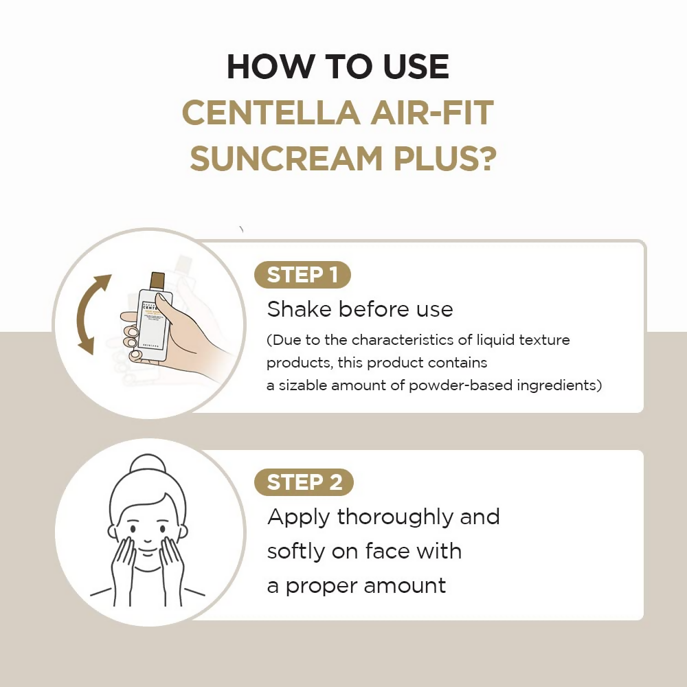SKIN1004 Madagascar Centella Air-Fit All Skin Type Suncream Plus, Spf50+ Pa++++ | Grocsy
