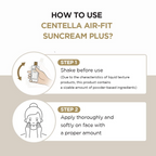 SKIN1004 Madagascar Centella Air-Fit All Skin Type Suncream Plus, Spf50+ Pa++++ | Grocsy