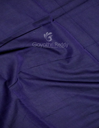 Kalanetha Dark Brinjal Coloured Pure Narayanpet Cotton Saree By Gayathri Reddy Designer Studio | Grocsy
