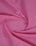 Dual Shades of Baby Pink With Contrast Blouse Pure Mangalgiri Cotton By Gayathri Reddy Designer Studio | Grocsy