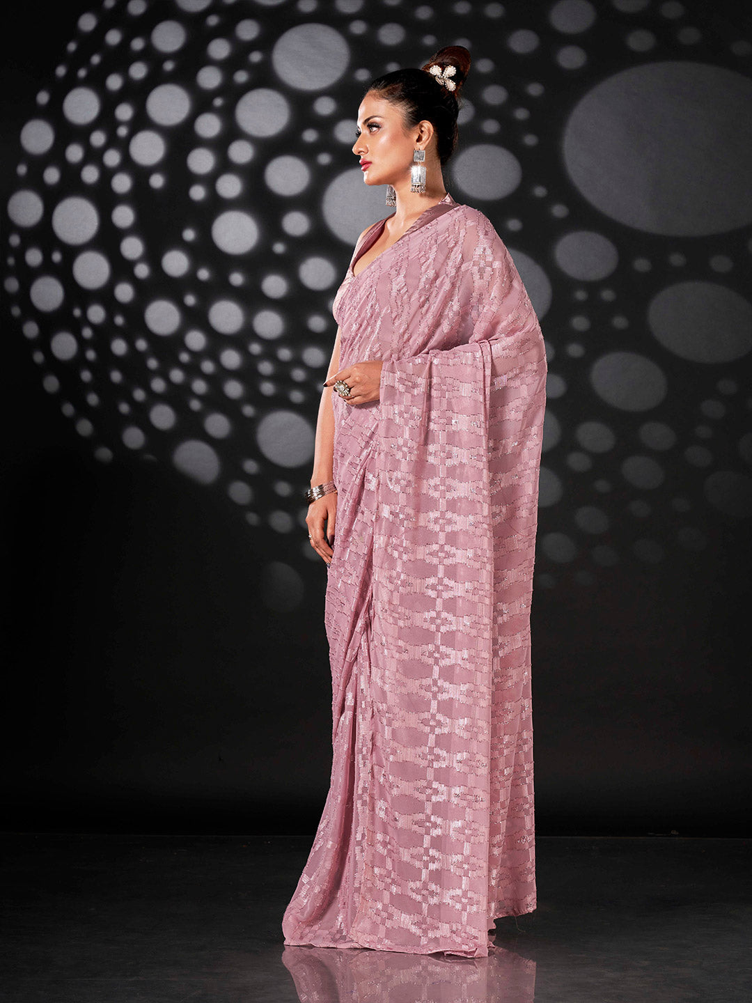 Tikhi Imli Embellished Saree | Grocsy