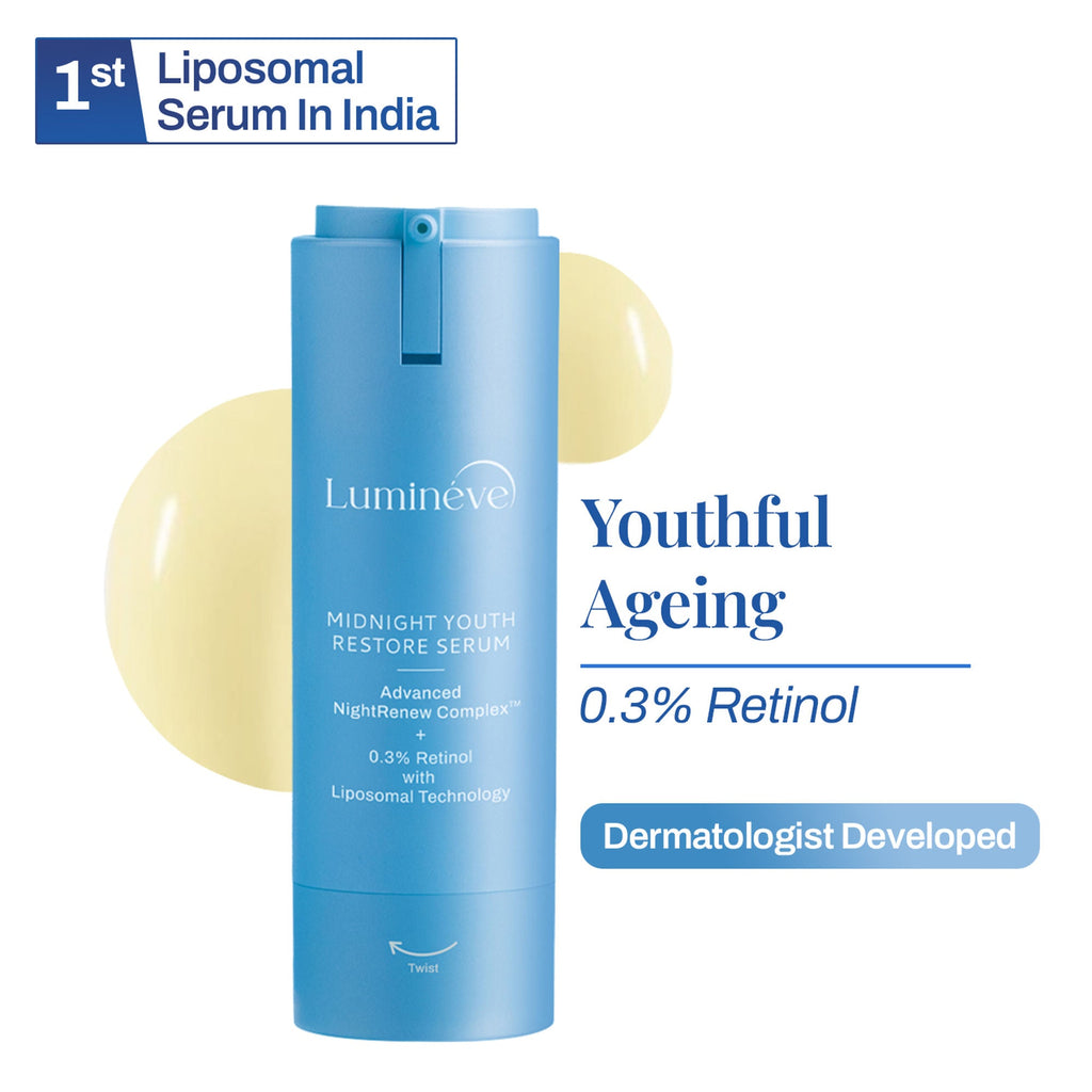 Lumineve 0.3% Retinol Face Serum for Youthful Aging & Firmness with Advanced NightRenew Complex | Grocsy