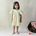 ArthLife Pale Green Angrakha Dress | Grocsy