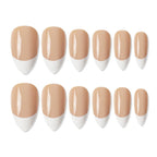 Shills Professional Reusable Press On Nails French Almond - SPN741 | Grocsy