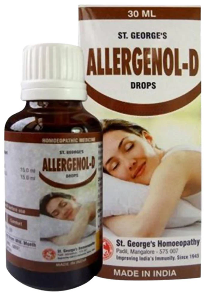 St. George's Homeopathy Allergenol-D Drops | Grocsy