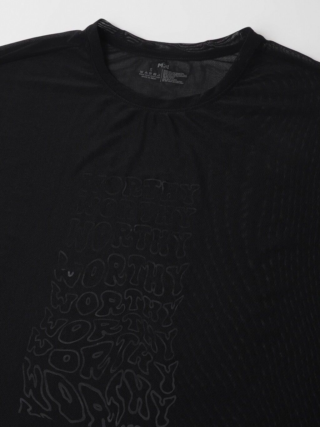 MKH Typography Printed Dri FIT Relaxed Fit Sports T-shirt | Grocsy