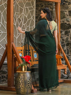 Tikhi Imli No Border Ready to Wear Saree | Grocsy