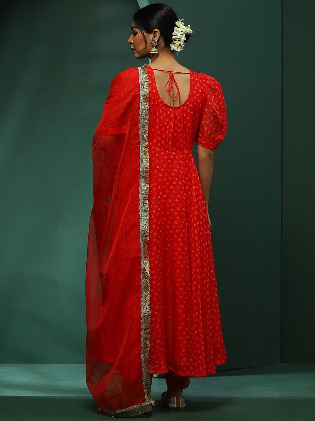 Sangria Printed Kurta & Trouser With Dupatta | Grocsy