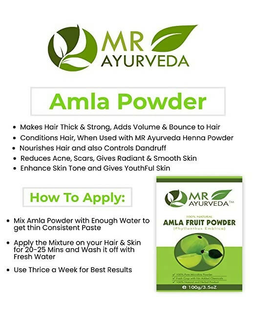MR Ayurveda Amla Fruit Powder | Grocsy