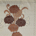 Kuber Industries Center 4 Seater Table Cover - Brown | Grocsy