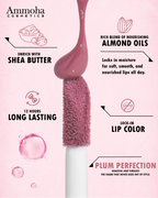 Ammoha Cosmetics Long-Lasting, Matte-Finished Plum Perfection Color Liquid Lipstick | Grocsy