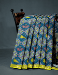 Shades of Elephant Grey Colour With Patola Design Pure Kota Cotton Saree By Gayathri Reddy Designer Studio | Grocsy