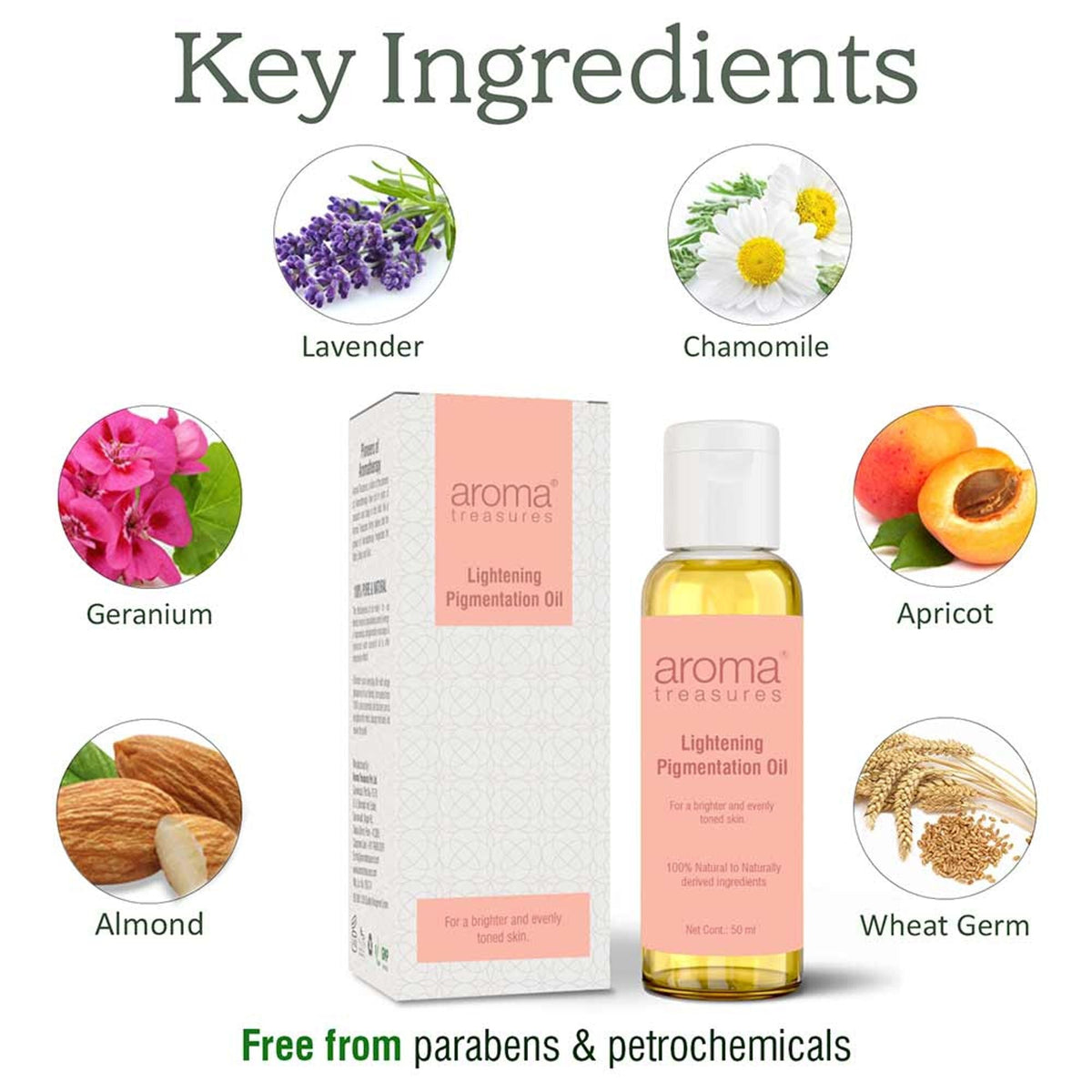 Aroma Treasures Lightening Pigmentation Oil | Grocsy