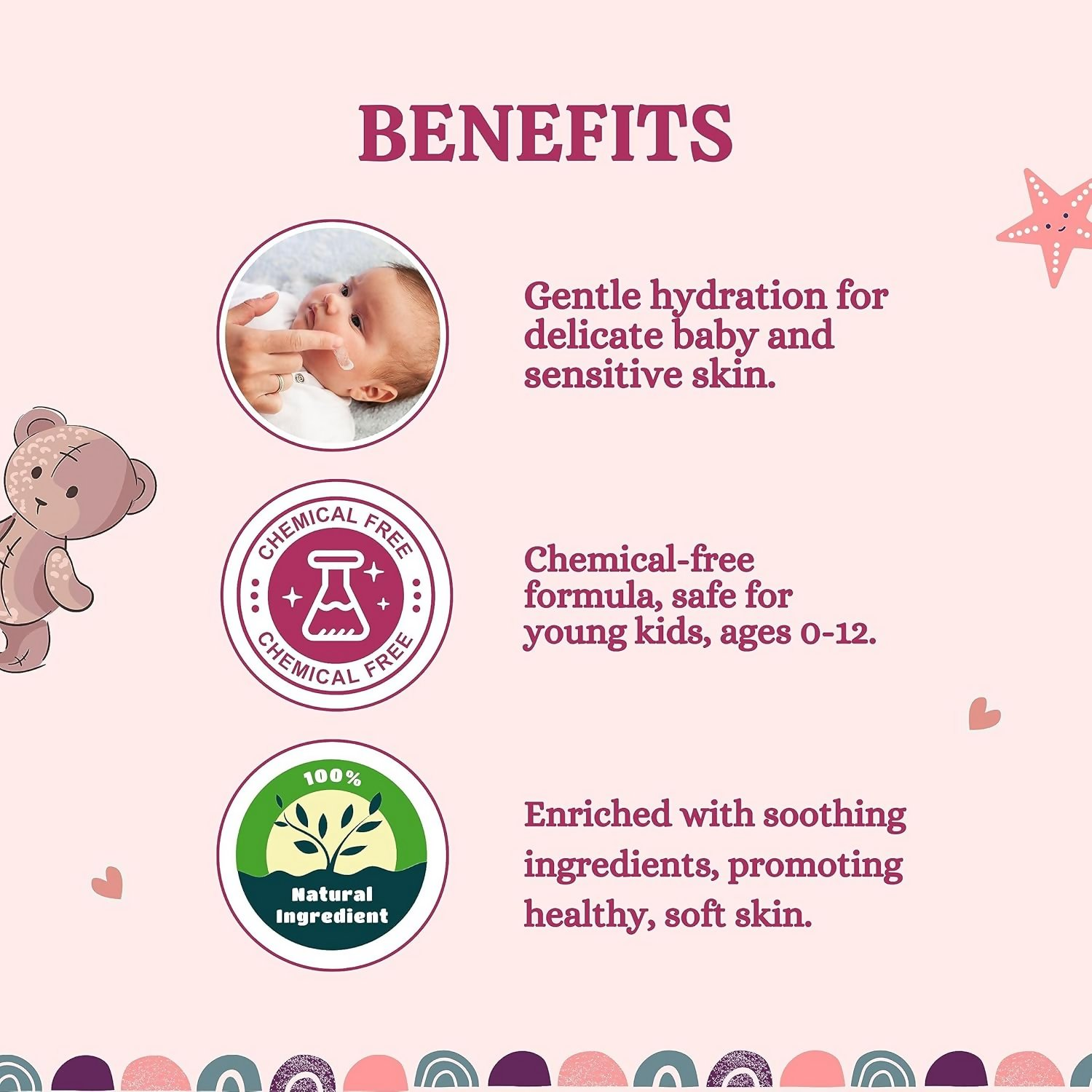 Riyo Herbs Baby Face Cream Rich in Vitamin E, Essential Oils, Turmeric | Grocsy