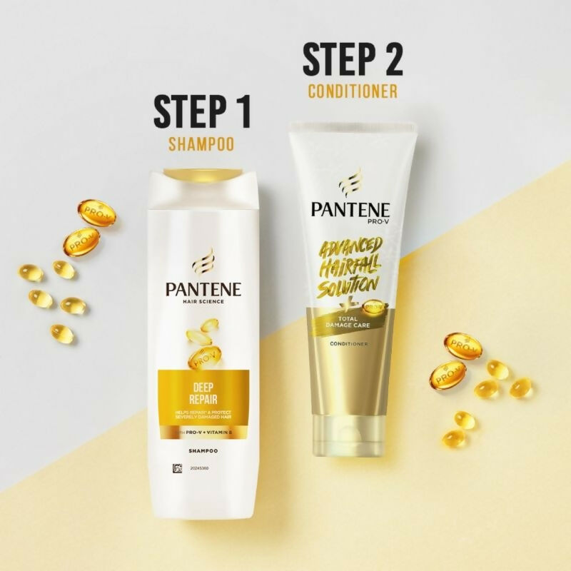 Pantene Advanced Hair Fall Solution Total Damage Care Shampoo | Grocsy