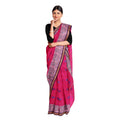 Exclusive Collection 100% Pure Cotton Pink Tant Saree With Hand Weaving Work | Grocsy