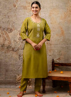 Vellora Shimmer Silk Baby Pink Casual Wear Hand Work Readymade Salwar Suit | Grocsy
