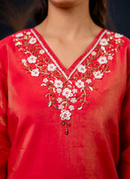 Vellora Shimmer Silk Mustard Casual Wear Hand Work Readymade Salwar Suit | Grocsy