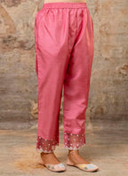 Vellora Silk Blend Pink Party Wear Embroidery Work Readymade Salwar Suit | Grocsy