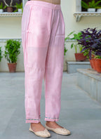 Vellora Silk Blend Baby Pink Party Wear Embroidery Work Readymade Salwar Suit | Grocsy