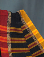 Kalanetha Black Colour Pure Narayanpet Cotton Saree By Gayathri Reddy Designer Studio | Grocsy