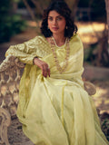 Stylee Lifestyle Green Organza Woven Saree | Grocsy