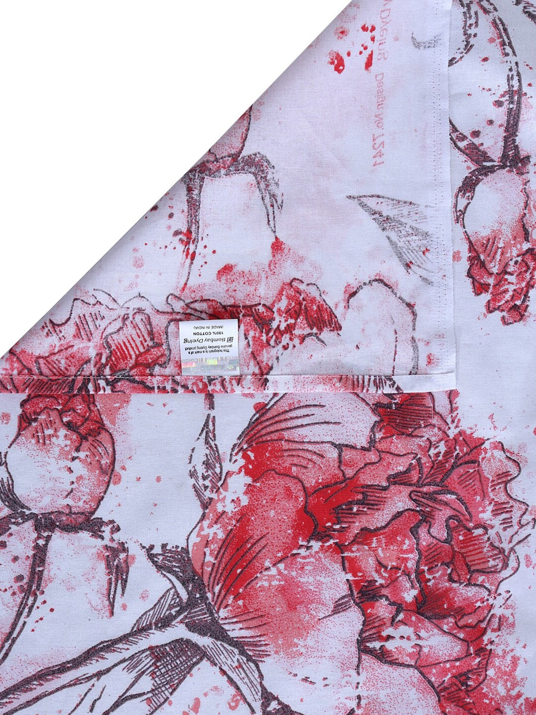 BOMBAY DYEING Floral Printed 100 TC Cotton Queen Bedsheet with 2 Pillow Covers | Grocsy