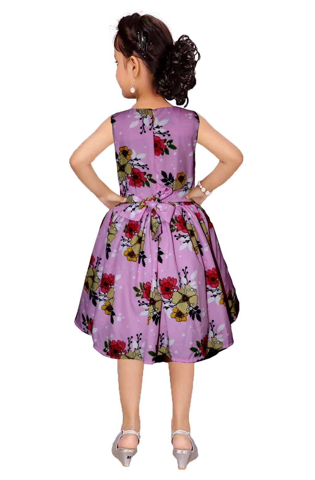 Asmaani Kids Party Wear Stylish Dresses, Perfect for Parties, Functions & Vacations - Pink | Grocsy