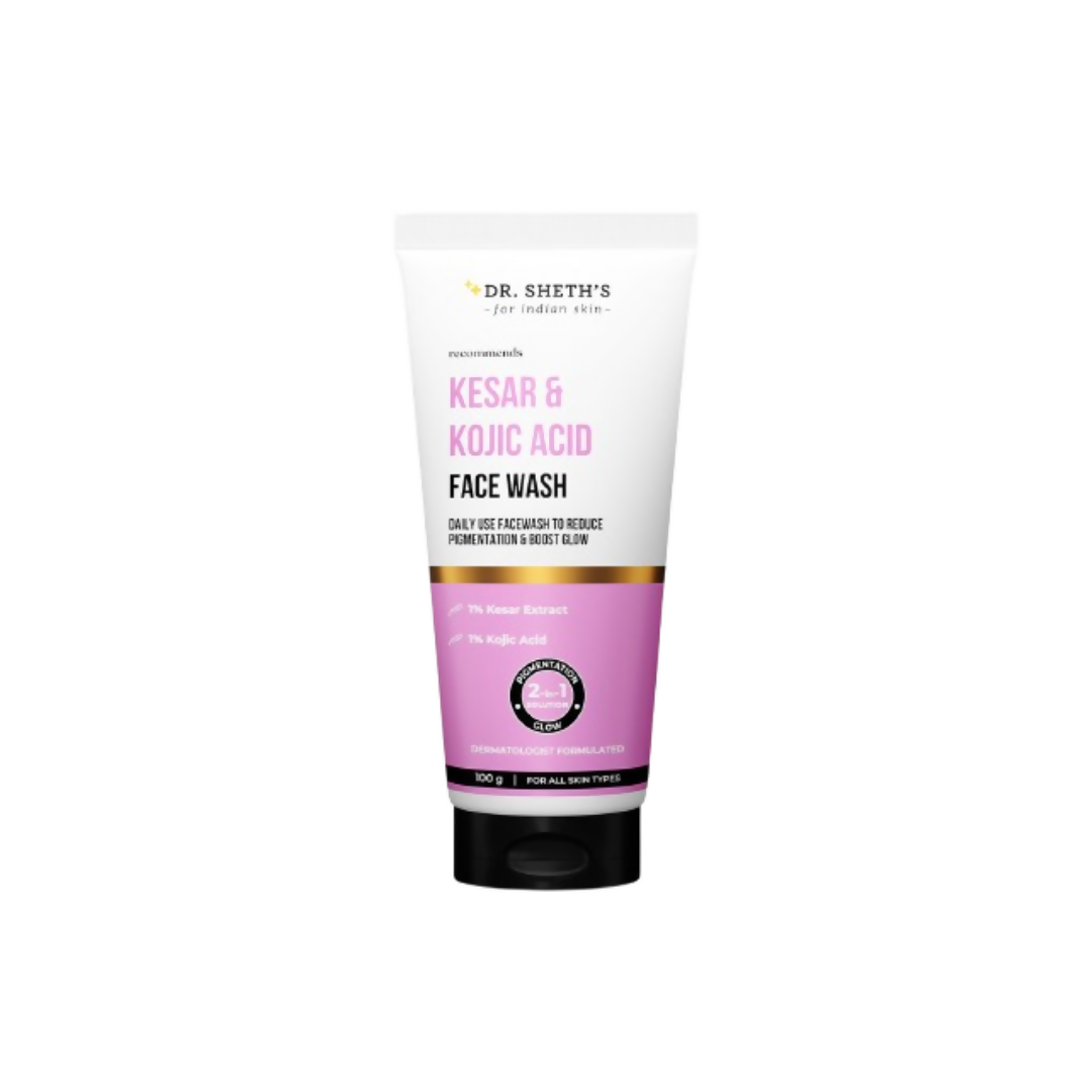 Dr. Sheth's Kesar & Kojic Acid Face Wash | Grocsy