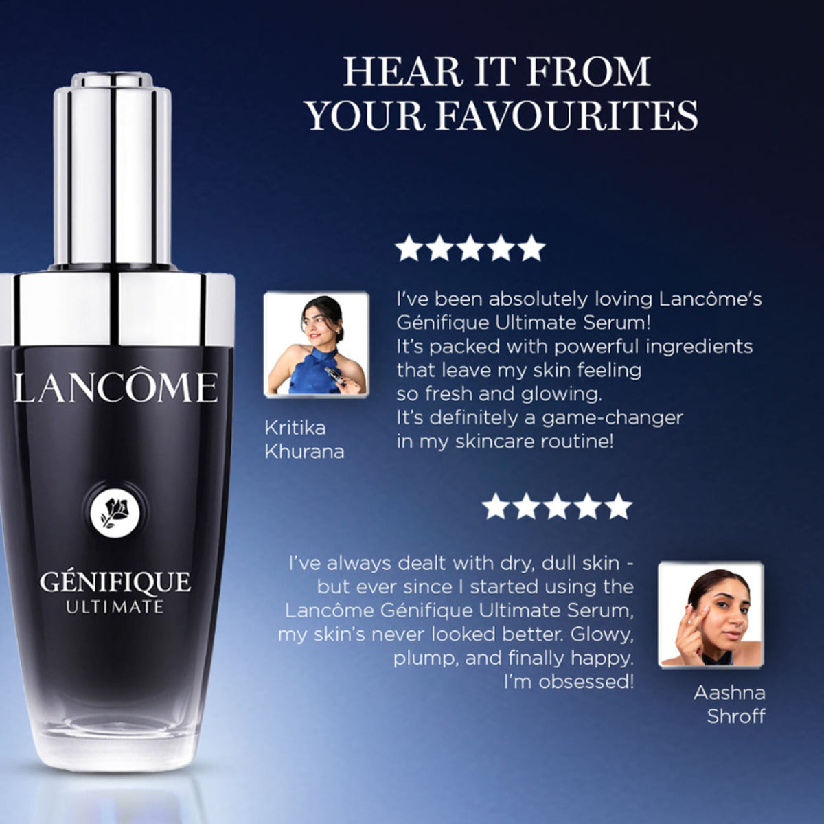 Lancome Genifique Ultimate Skin Repair Serum With Beta Glucan | Grocsy