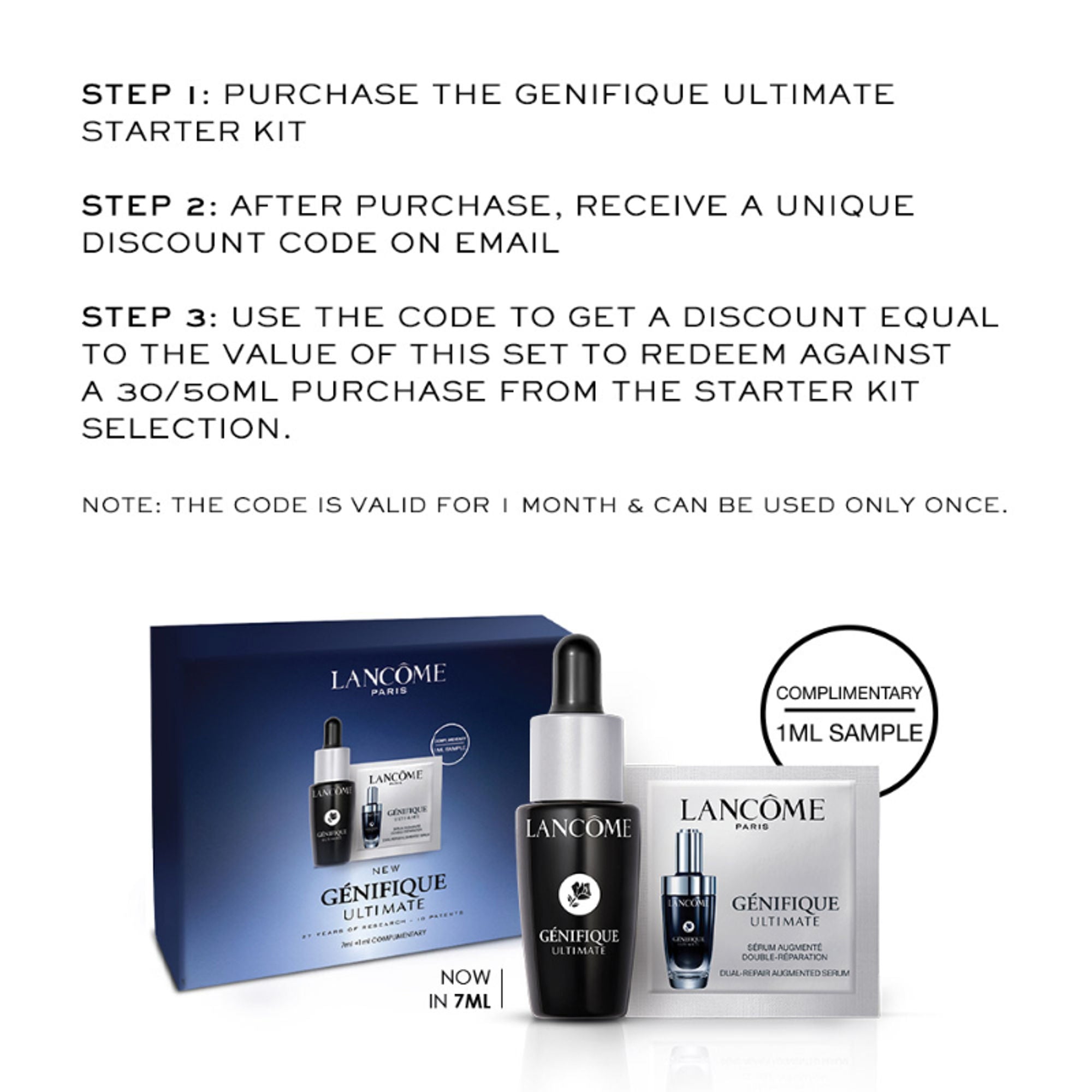 Lancome Genifique Ultimate Skin Repair Serum With Beta Glucan | Grocsy