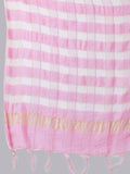 HERE&NOW Women Pink Floral Printed Kurta with Trousers & With Dupatta | Grocsy