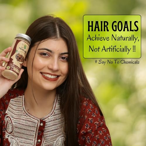 HerbtoniQ 100% Natural Reetha Fruit Powder (Soapnut/sapindus Mukorossi) For Hair Pack 150g (Pack of 4) | Grocsy