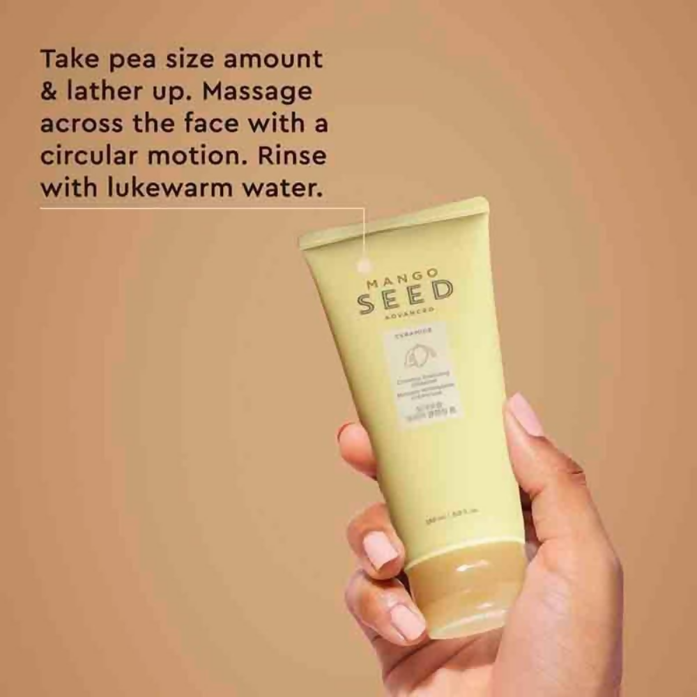 The Face Shop Mango Seed Creamy Foaming Cleanser | Grocsy