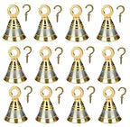 Uapan Brass Pooja Room Bells with J Hook | Grocsy