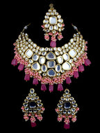 Tehzeeb Creations Kundan Bridal Set for Women & Girls | Grocsy