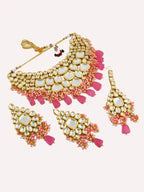 Tehzeeb Creations Kundan Bridal Set for Women & Girls | Grocsy