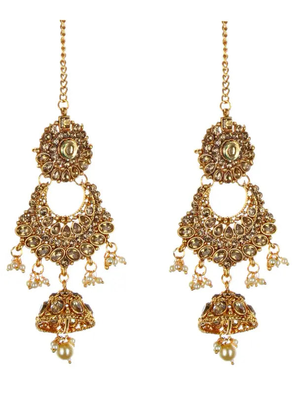 Tehzeeb Creations Traditional Stone Bridal Set 7 Pcs. For Girls & Women | Grocsy
