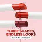 Hilary Rhoda Matte Lipstick Pack Of 3 - Nude-Mood Trio 02 | Grocsy